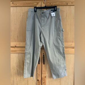 Lee Heritage Women’s Carpenter Crop Mushroom Pants Sz 18M New W/Tags Re: $27.98